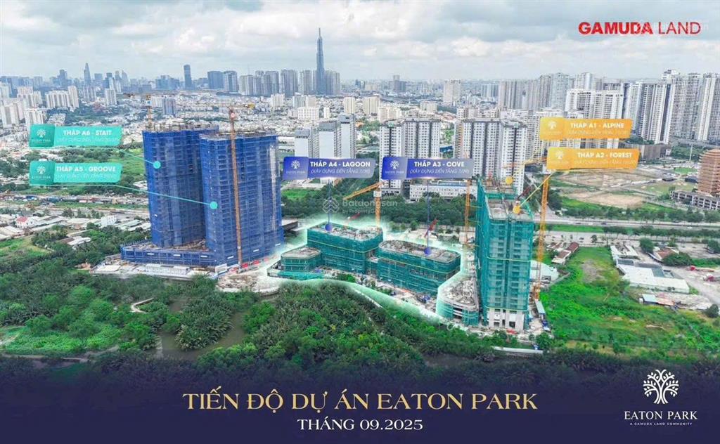 Chính thức nhận booking dự án eaton park  gamuda land giai đoạn cuối  tháp a3 cove & a4  lagoon