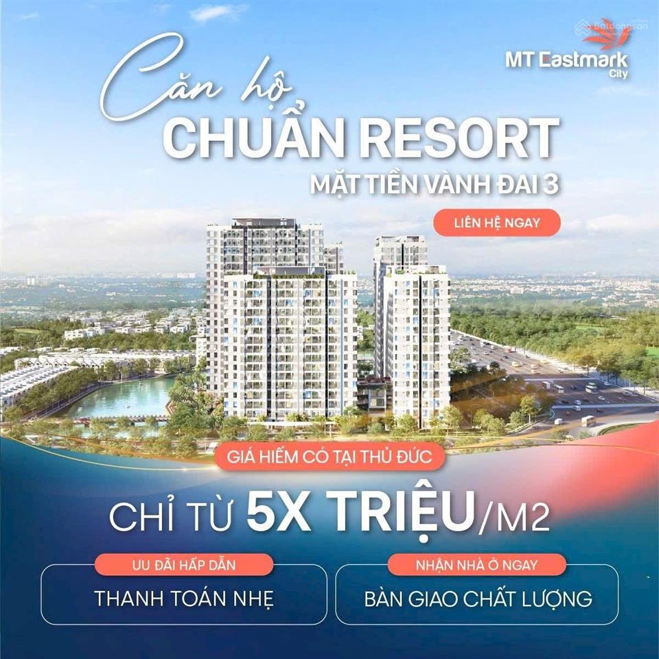 Mua trực tiếp căn hộ 1pn + 1wc dự án mt east mark  nhận nhà đón tết!  ngay 0938 268 ***