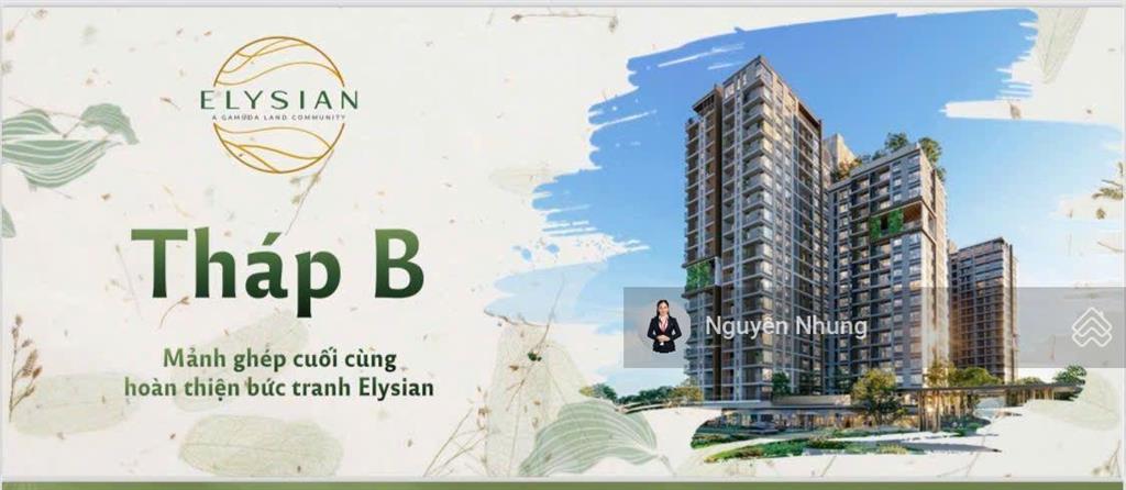 Bán căn hộ chung cư elysian, 70tr vnđ/m2, 82 m², đẹp, nhiều tiện ích tại đường lò lu, trường thạnh