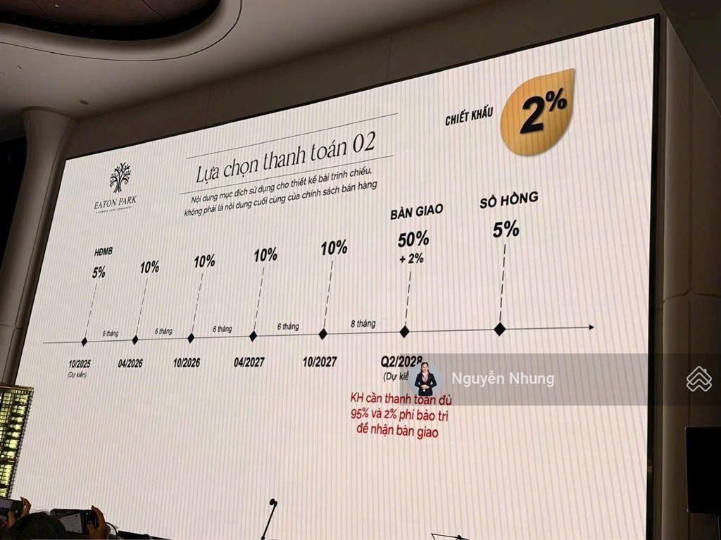 Bán căn hộ chung cư 1pn tại eaton park, 8,9 tỷ, 52m2, nhiều tiện ích hấp dẫn