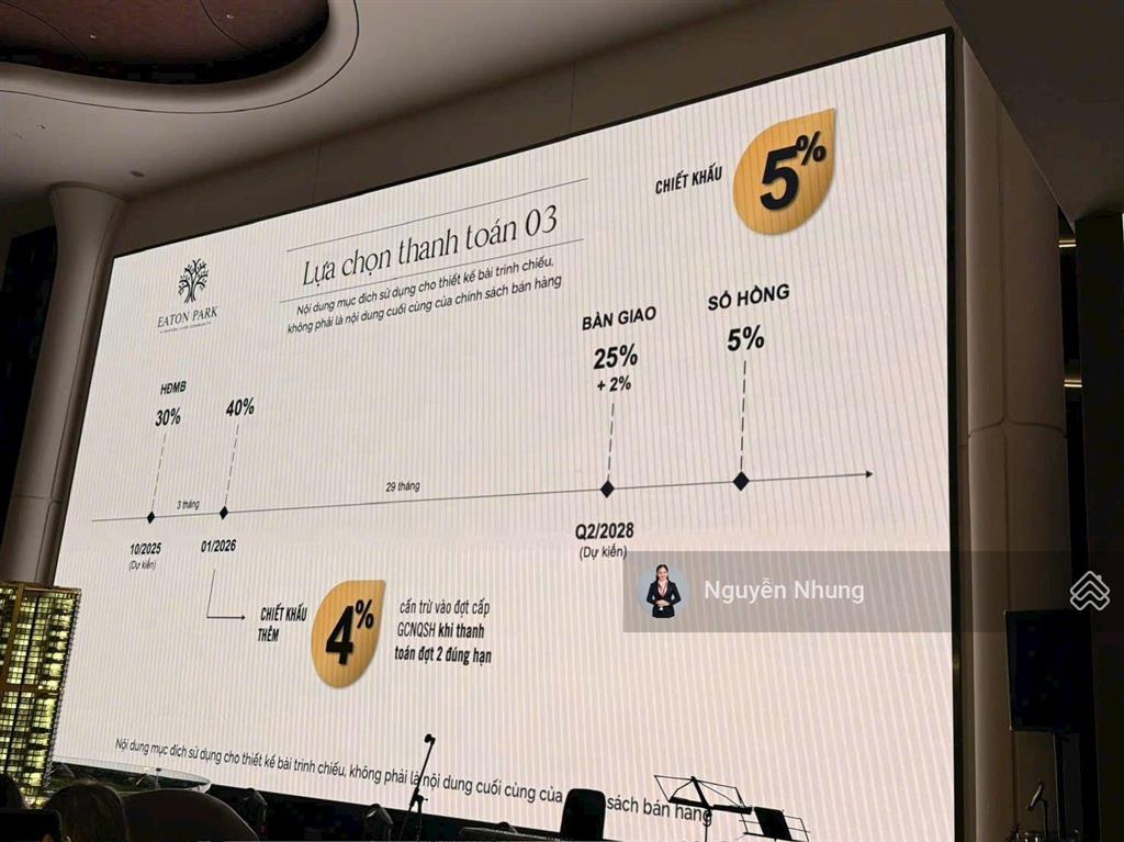 Bán căn hộ chung cư 1pn tại eaton park, 8,9 tỷ, 52m2, nhiều tiện ích hấp dẫn