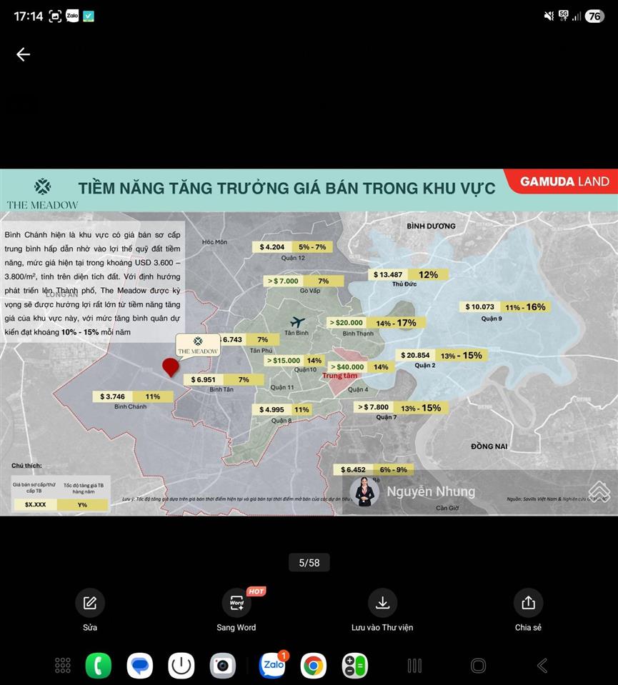 (gamuda land)  nhận giữ chỗ shophouse đường vành đai 3,giá 68 triệu, 224m2, giá cực chất, q9, hcm