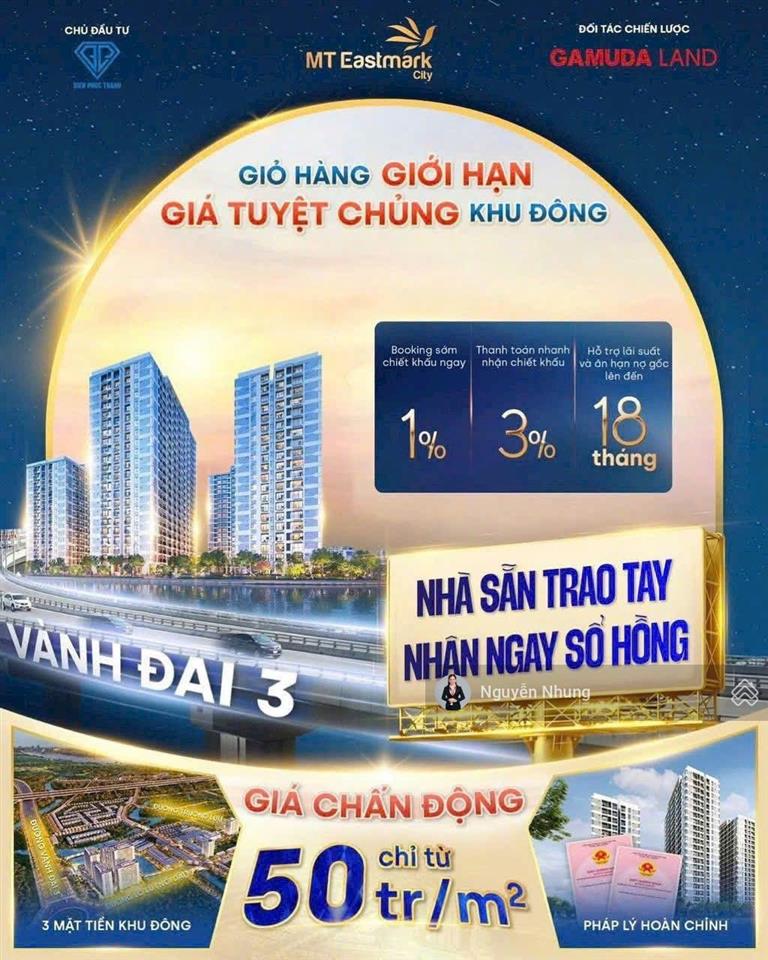 Bán shophouse tại mt eastmark city, trường lưu, q9, 68 triệu, 123.8m2, 2pn, 2wc