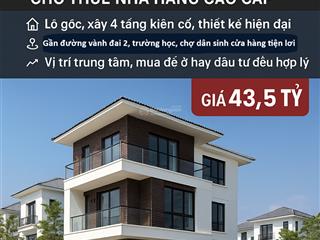 Biệt thự lô góc  vị trí đẹp nhất khu vực  giá siêu hấp dẫn