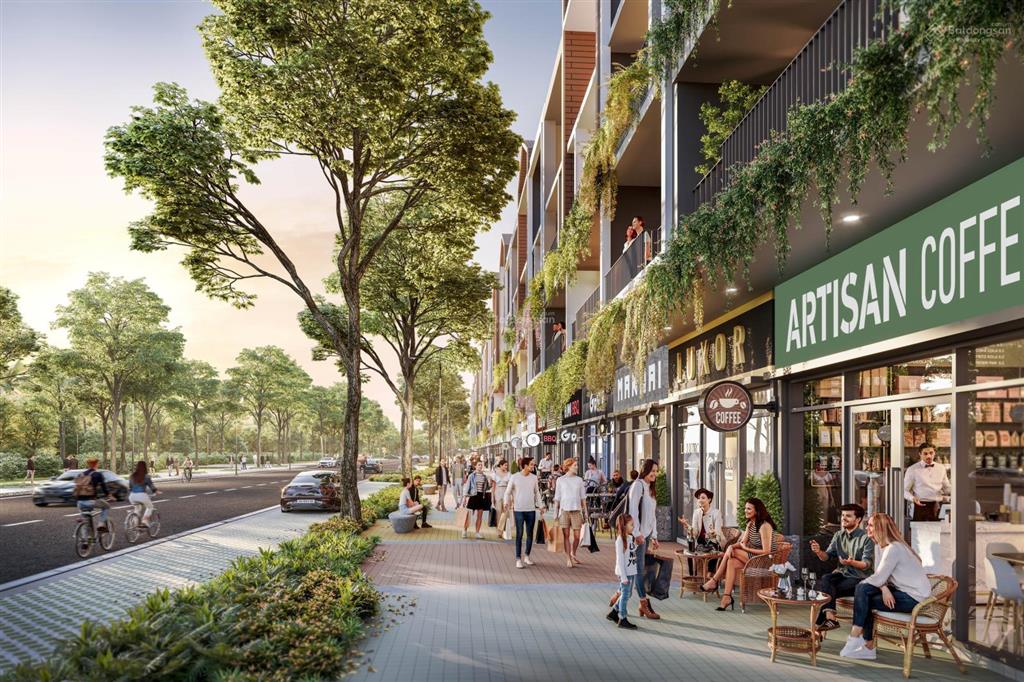 Cho thuê shophouse artisan park tp mới bình dương 95m2, trực tiếp cđt gamuda land