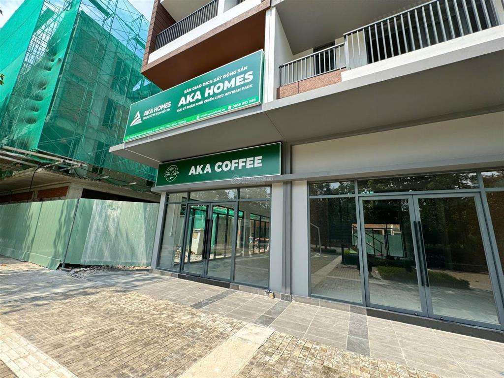 Cho thuê shophouse artisan park tp mới bình dương 95m2, trực tiếp cđt gamuda land