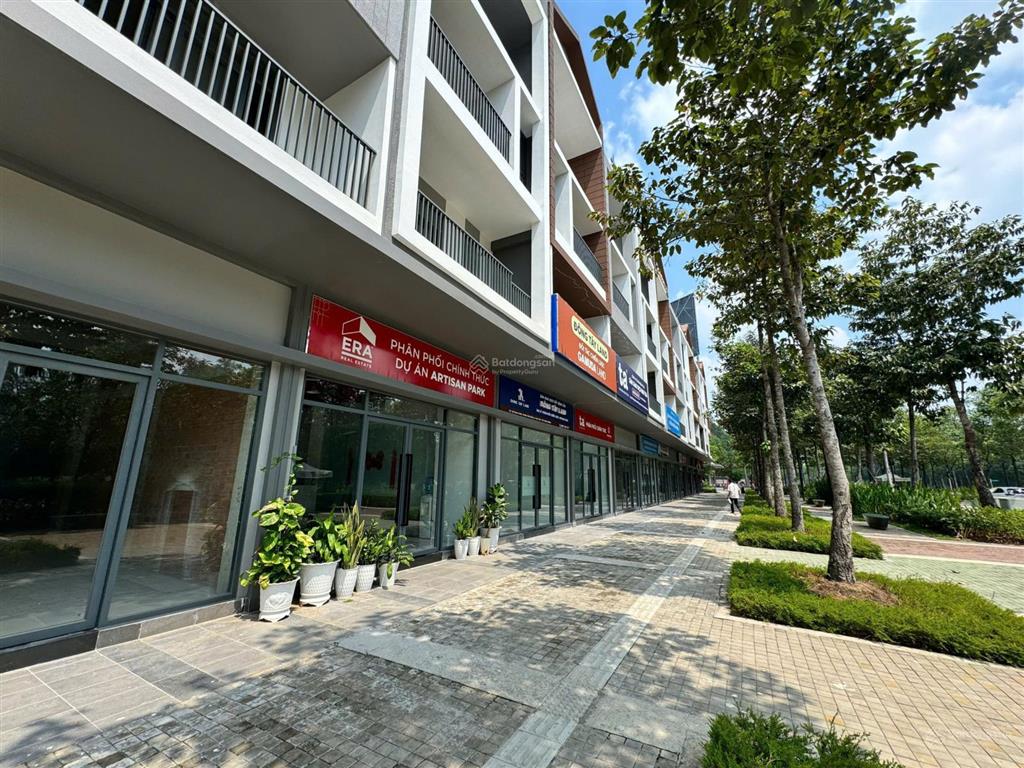 Cho thuê shophouse artisan park tp mới bình dương 95m2, trực tiếp cđt gamuda land