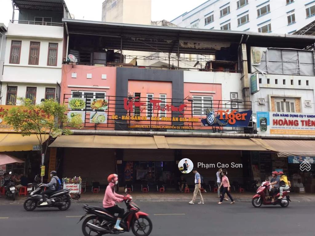 Ngang 13m  mặt tiền lớn gần khu dân cư cống quỳnh  số 109b phạm viết chánh  quận 1