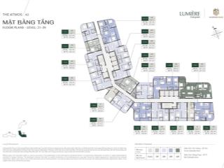 Cần bán gấp 1n (47m2) tại lumiere evergreen, view hồ, bc đông bắc, tầng trung 2x, chênh nhẹ 200tr