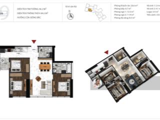 Cần bán gấp căn 3 phòng ngủ 89m2 sunshine city view quảng trường nội khu giá 9,6 tỷ