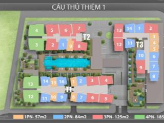 Cần bán căn 2pn dt 84m2 chung cư the river thủ thiêm, view sông, q1, giá tốt