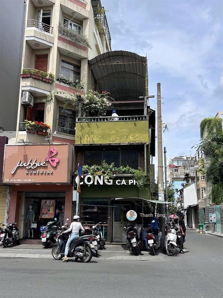 Góc 2mt hai bà trưng và đinh công tráng, quận 1  4x20m  3 tầng  hđt 150 triệu  giá 50 tỷ
