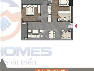 Bán căn hộ 2pn, 2wc, 66,9m2 tại ruby riverside, phúc đồng, long biên, hà nội, 6,7 tỷ