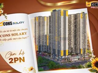 Mua trực tiếp cđt bcons solary ngay metro 2pn chỉ 1 tỷ 750 trả trước 15%, 0đ ls đến khi nhận nhà
