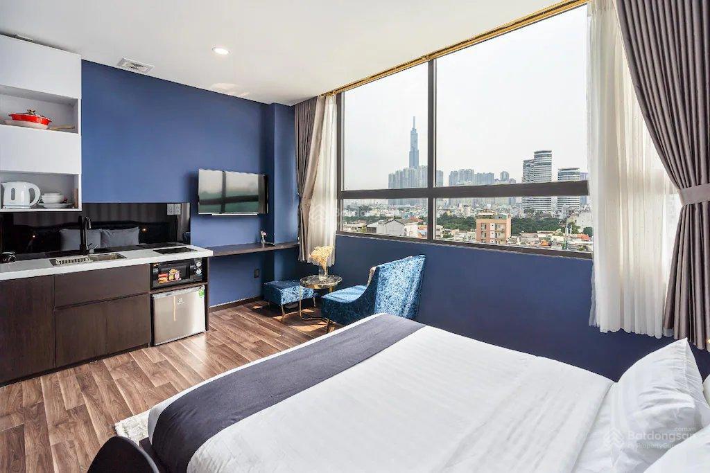 Siêu phẩm  bán tòa nhà chdv 60 phòng thu nhập cao 600 tr/tháng (20x20m) hầm 9 tầng. giá 79 tỷ