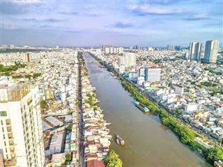 Giá tốt 12 tỷ  mặt tiền tôn thất thuyết view sông  4 tầng hc đủ  dt 43,3m2