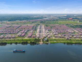 Bán căn biệt thự đơn lập cạnh kênh đào, view sông, gần công viên. dt 150 225m2. giá bán chỉ 8 tỷ