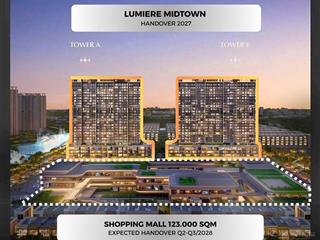 Giỏ hàng độc quyền 1pn view công viên nhạc nước tầng cao lumier midtown  0901 001 ***