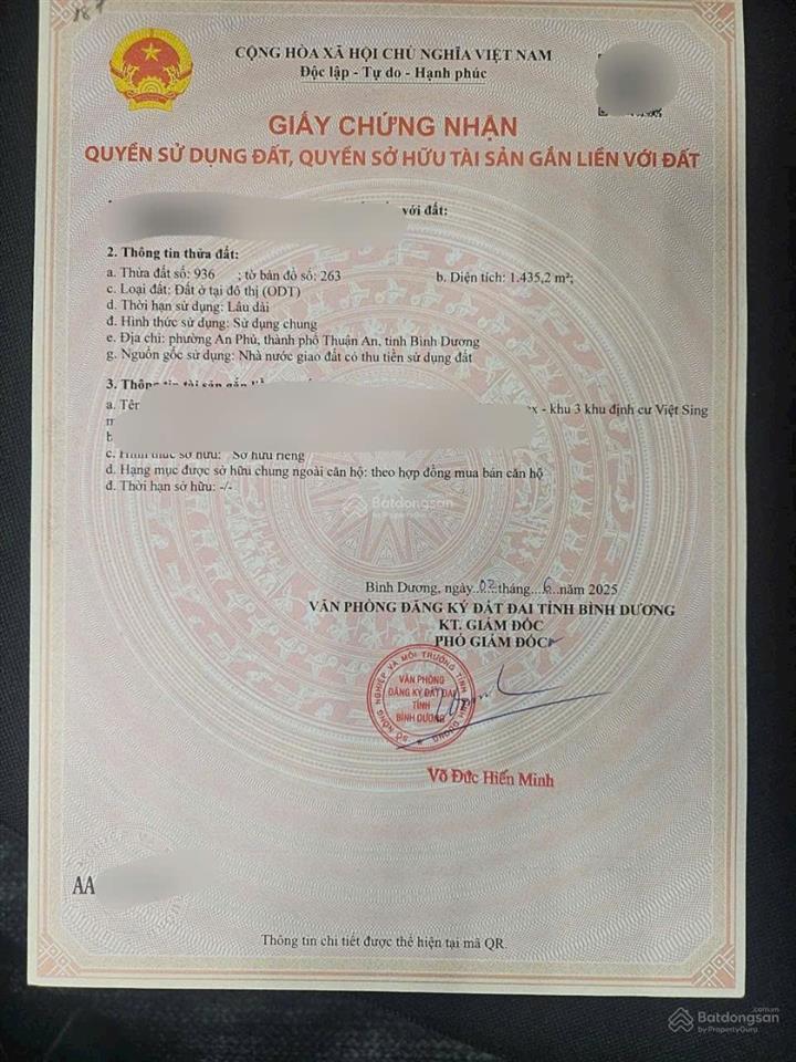 (7297) thang máy becamex việt sing. mới lấy sổ hồng về. giá 755 triệu. toàn quốc mua được