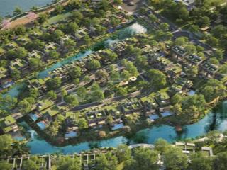 Biệt thự đơn lập hướng đông nam  384 m2 đất, khu river walk 2  đẹp nhất eco village saigon river