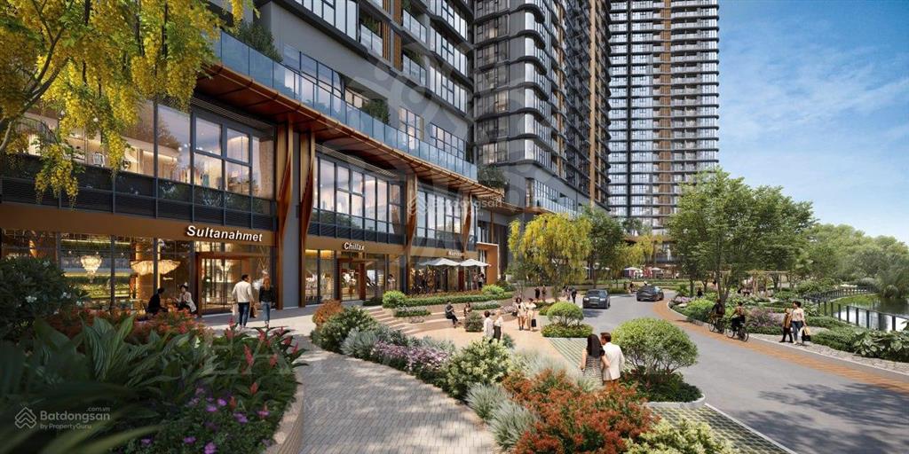 Bán căn shophouse góc eaton park trần cao 10.6m, dt 168 m2, tt 2.75 tỷ mỗi 6 tháng