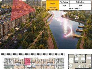 3pn lumiere midtown view sông tầng cao, chiết khấu 11%, tt mỗi tháng 326tr