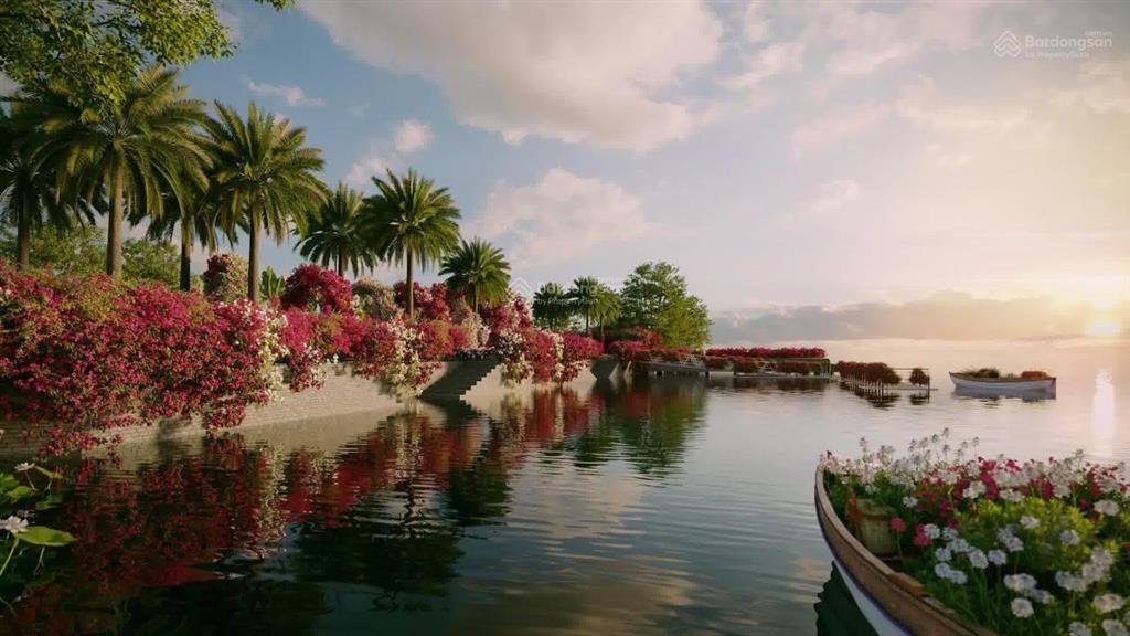 Bán biệt thự waterfront ecovillage trực diện sông, cạnh bến du thuyền, dt 18x22m, giá 59 tỷ