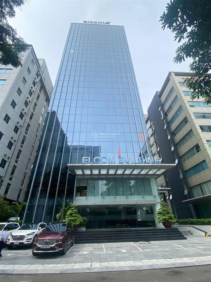 Bql tòa elcom building  15 duy tân, cầu giấy, cho thuê dt 350m2 giá 300k/m2/th