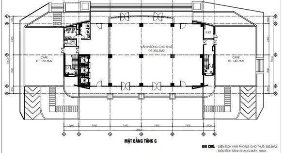 Bql tòa hudland  06 nguyễn hữu thọ, cho thuê 200m2 giá 220 nghìn/m2/tháng