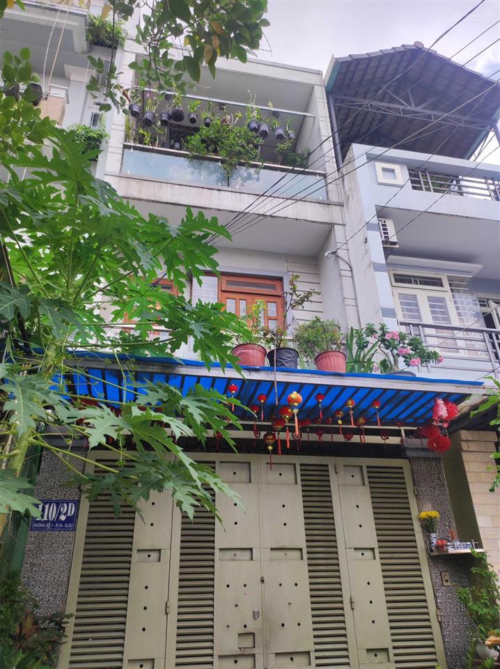 Hot  nhà hẻm nhựa 8m thông dương quảng hàm p6 dt 4x20m 1 tr 2 lầu ko lộ giới vuông vức  9 tỷ