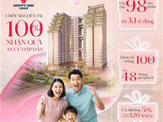 Căn hộ chuẩn nhật happy one sora ngay mt đg 9 linh xuân thủ đức giá cực hot chưa đến 50tr/m2
