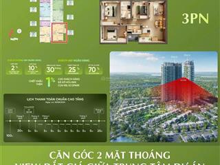 Căn 3pn vườn mây cuối cùng có tầm nhìn toàn dự án xanh mát giá chủ đầu tư