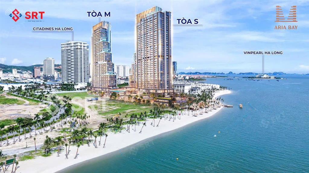 Bán căn 1pn tầng cao view vịnh di sản tại aria bay trung tâm du lịch dt 51,7m2, giá 4,1 tỷ