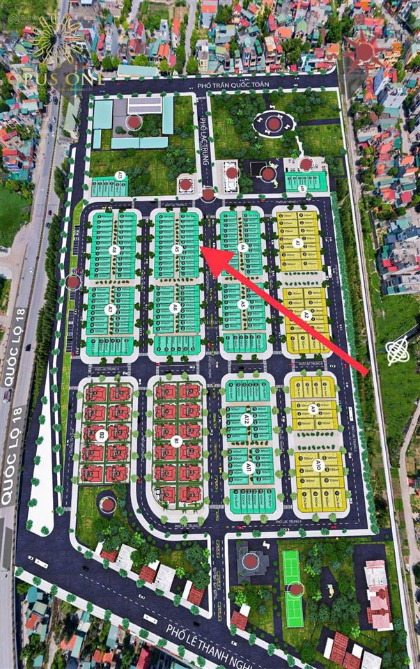 Cắt lỗ nền căn góc trục chính đường lạc trung, rộng 20m siêu đẹp của dự án