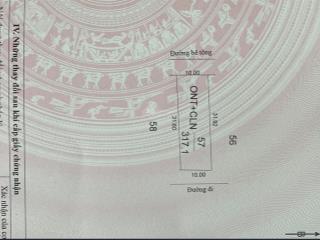 Bán lô đất vườn 317m giá chỉ 499 triệu 2 mặt tiền