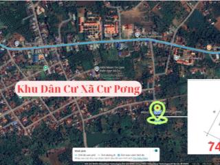 Cư pơng  đắk lắk cần bán nhanh sổ đất lấy vốn hoàn thiện nhà, 372m2 hoặc 744m2