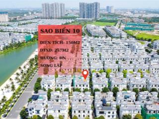 Biệt thự song lập sao biển 10 hướng đông nam duy nhất kế cận hồ ngọc trai 24,5ha | vinhomes oc