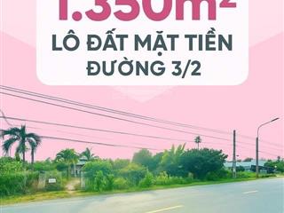 Bán đất mặt tiền ql54, ngang 15m,chỉ 4,3tr/m2