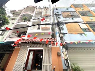Nhà đẹp 4x16m, 1 trệt 3 lầu, 6 pn hxh ngay ngã tư phú nhuận