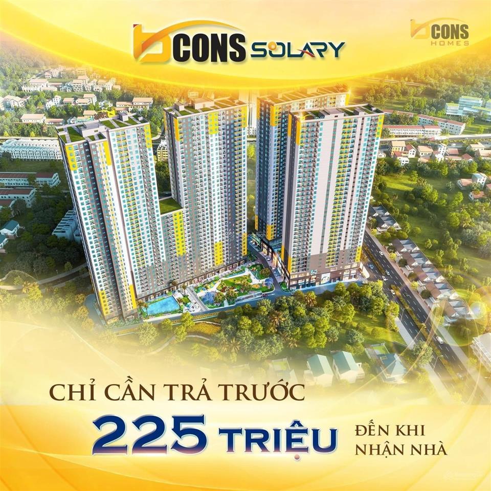 Bcons solary tầng 12 và 18 kết nối hạ tầng hoàn thiện, 299 triệu, ra metro 700m, pháp lý rõ ràng