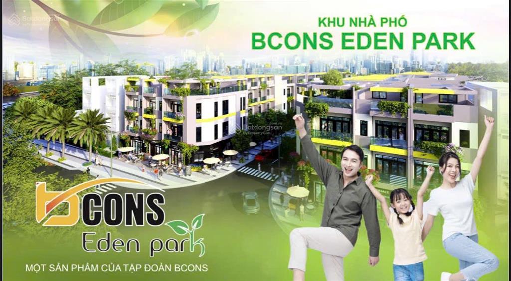 Bcons eden park bình thung với 1.5 tỷ cách metro 300m giá tốt đầu tư, nhà phố liền kề, vay 70%