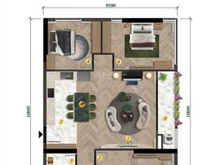 Căn hộ cao cấp 3 phòng ngủ toà cc04 dự án charmora city