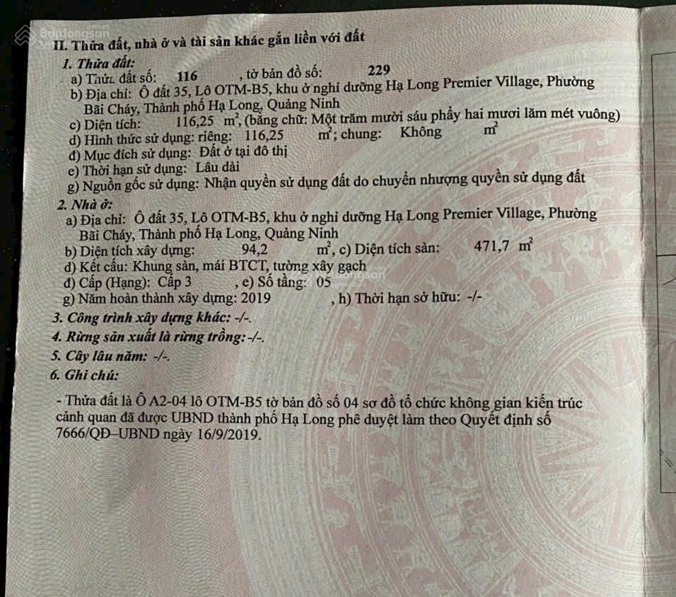 Bán căn shophouse sun bãi cháy cách biển chỉ 300m