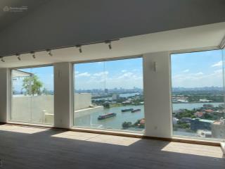 Cho thuê penthouse river garden thảo điền, 400m2, 4pn, view sông trực diện, nội thất cơ bản, thoáng
