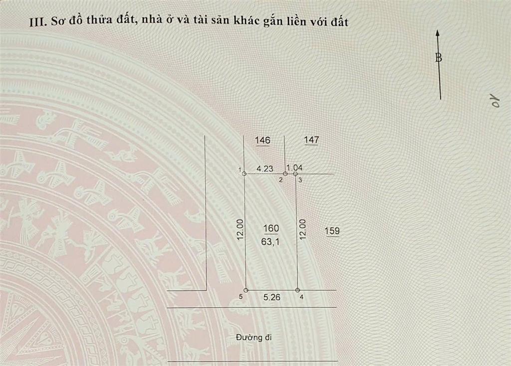 B.án nhanh lô đất dv khu 6.9ha vân canh, 63m, ko lỗi gì.