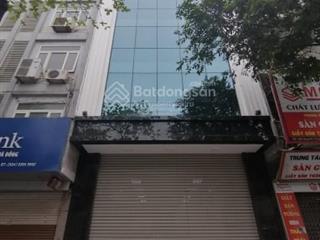 Cho thuê nhà mặt phố dịch vọng hậu, diện tích 70m2 x 6 tầng, mặt tiền 5m, thang máy, pccc đủ