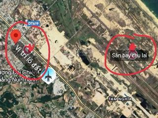 Cần bán lô đất ngang 8m*19.5 đất ở hoàn toàn gần sân bay chu lai