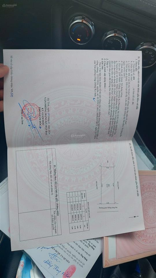 Bán lô đất đẹp kỳ phương, kỳ anh ngay quốc lộ 1a, đường nhựa ô tô tránh mt 6m chỉ 665tr