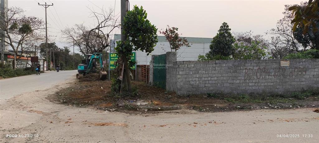 Siêu phẩm mặt đường trục chính tđc vai réo, phú cát dt 125m ngay ngã tư, 2 mặt đường, giá đẹp