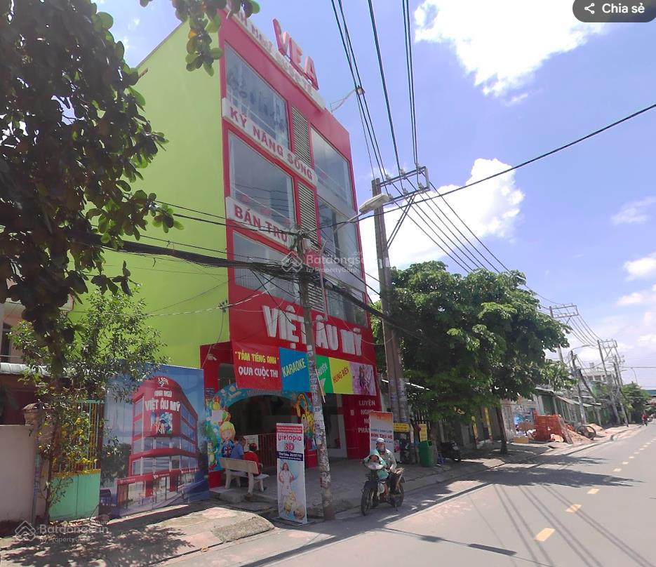 Nhà mặt tiền chung thị minh  ht31 dt 4,5x20m, 3 tấm, ngay cổng sau thcs nguyễn huệ